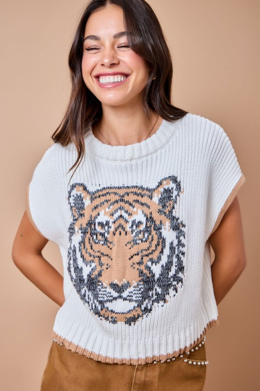 Fierce Sweater Vest Top