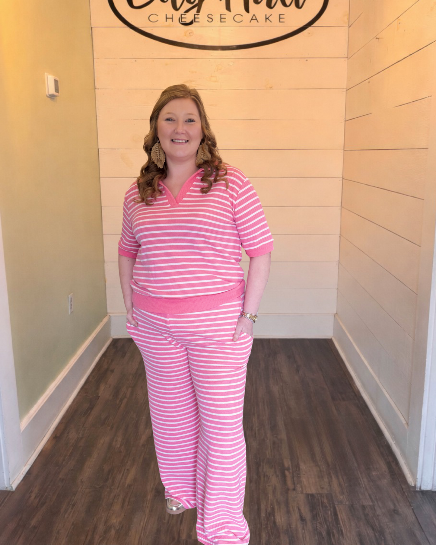 Meet Me at Brunch Lounge Set (Pink)