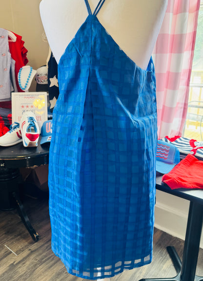 Arlie Mini Dress (Royal Blue)
