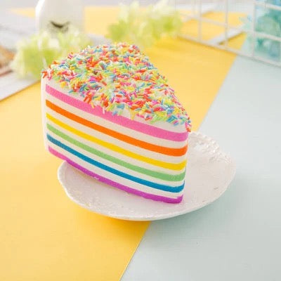 Squishy Rainbow Cakes