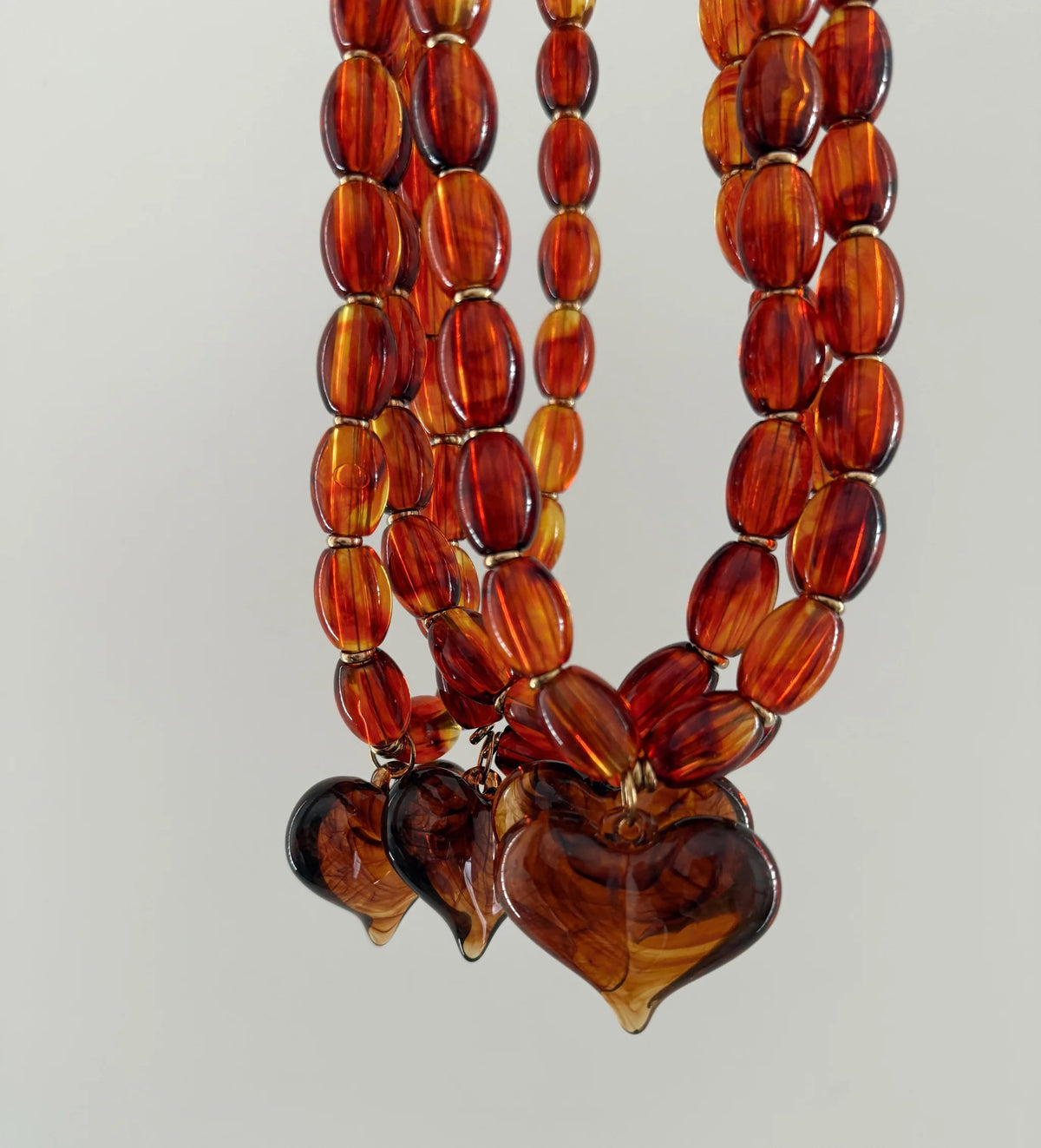 Hannah Heart Necklace (Maple)