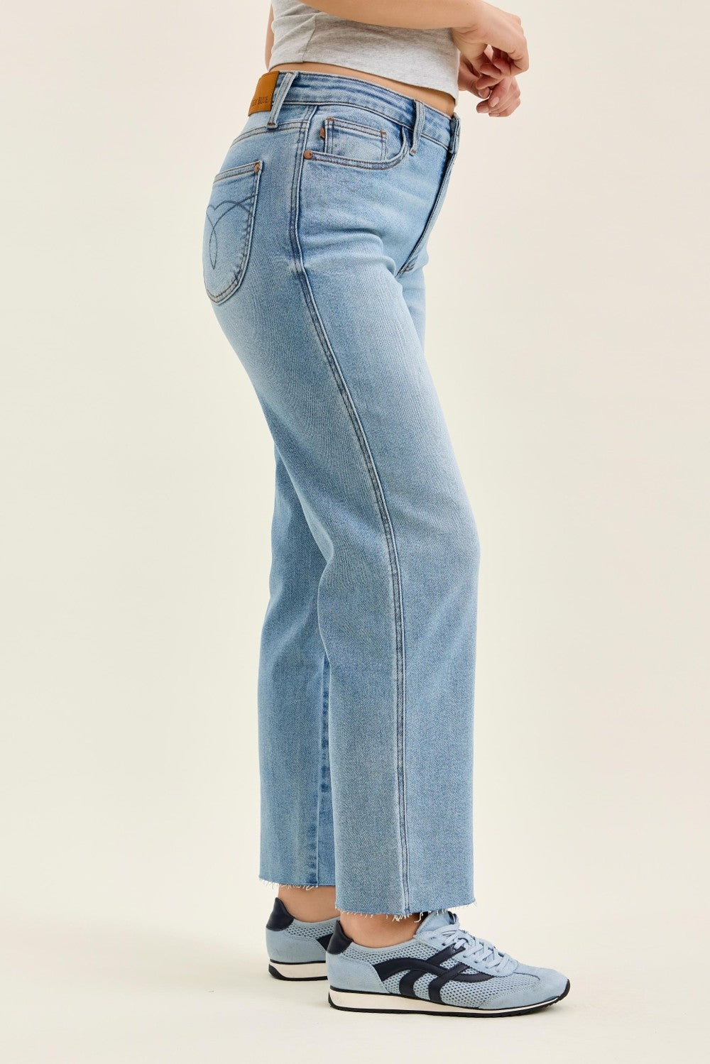 Like A Boss Judy Blue Ankle Straight Jean