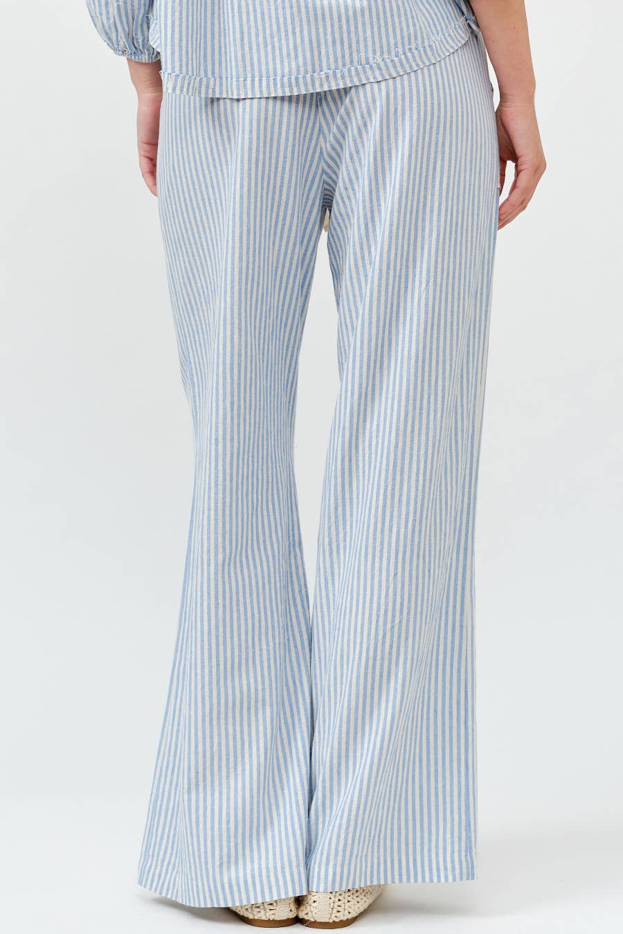Breeze On By Striped Pants (Blue)