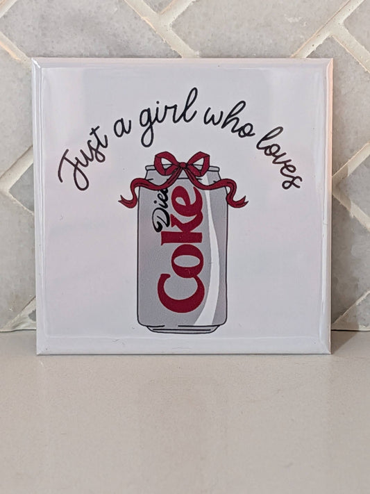 Loves Diet Soda Magnet