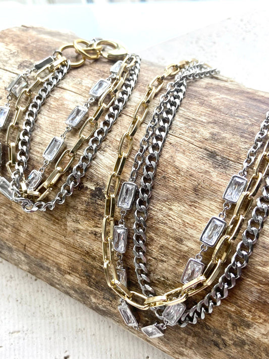 Mixed Metal Glam Jewels