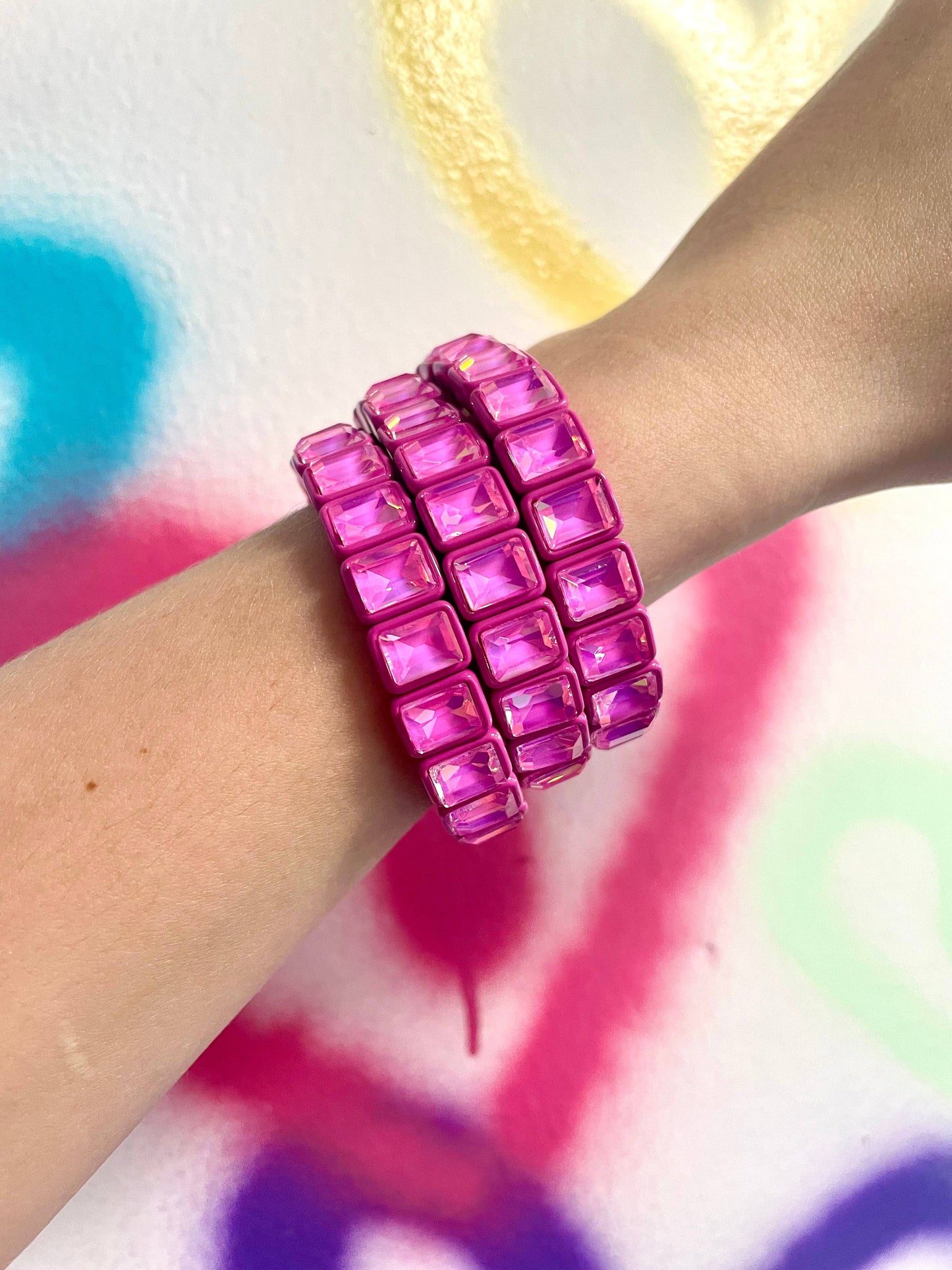 Bowie Bracelet (Hot Pink)