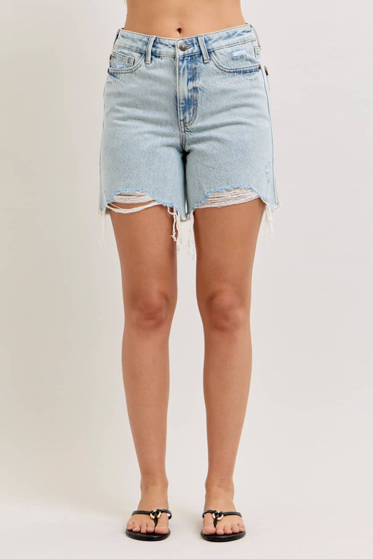 Judy Blue Rigid Magic Dad Short (Light Wash)