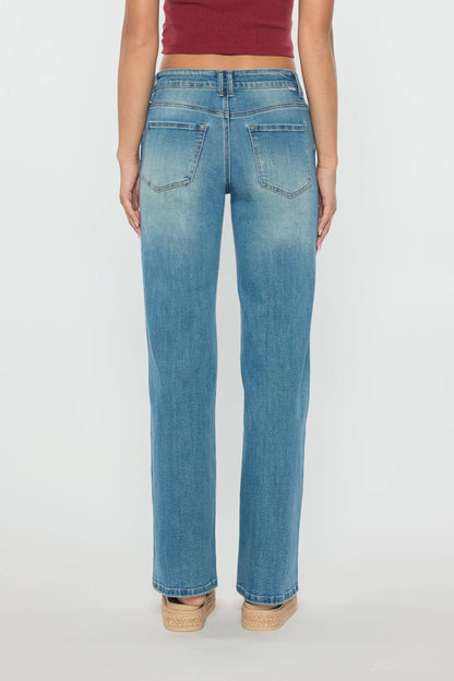 Katerina High Rise Wide Leg Jeans