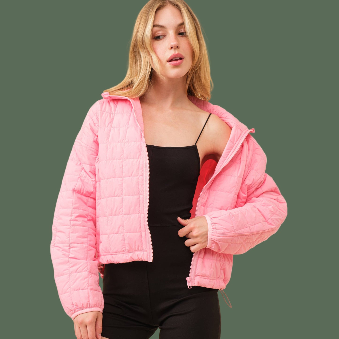 Polly Pocket Quilted Jacket (Pink)